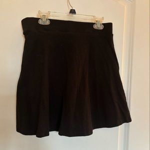 H&M Black Skater Skirt